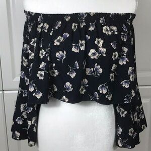 Off the shoulder crop top